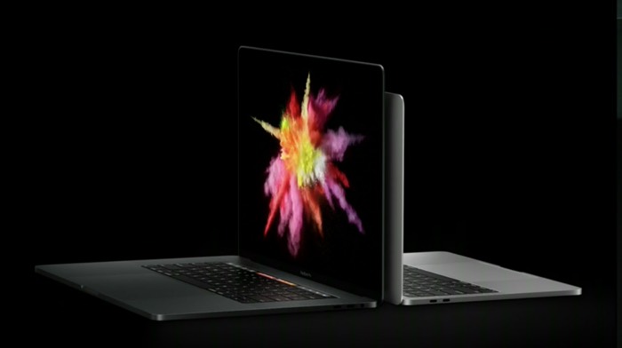 Apple macbook pro 2016 event micro new shaper black white